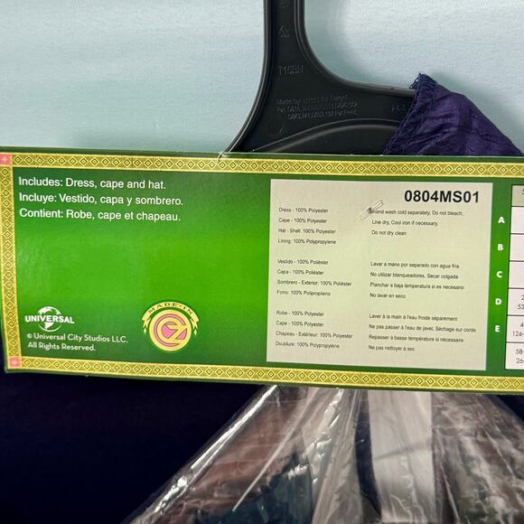 New Elphaba Deluxe Wicked Witch Musical Movie Child Costume Medium 7-8 - Picture 6 of 7